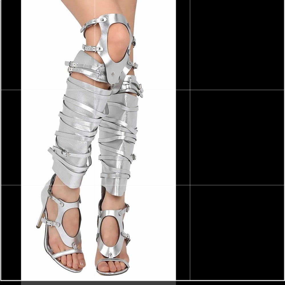 Open cage boots